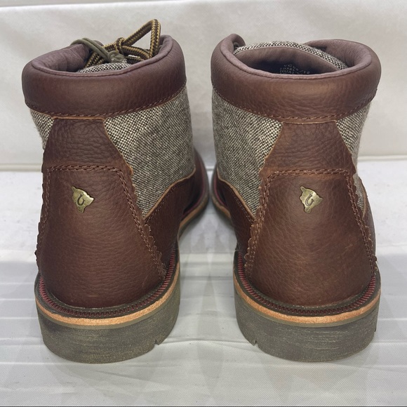 Olukai Waterproof Boots Brown leather Men’s Size 8 - Picture 8 of 12